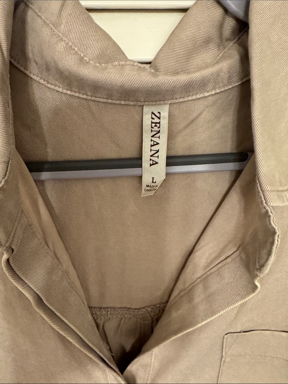 Zenana Outfitters Beige Romper - Picture 2 of 2